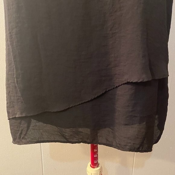 ANA Sleeveless Scoop Neck Layered Sheer Womens Top Size L - Picture 2 of 10